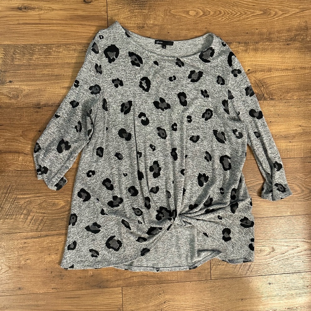Leopard print sweater